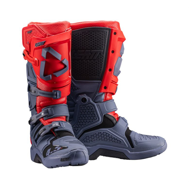 Leatt 4.5 Enduro Red V26 Boots - Motorcycle Closeouts by Rider
