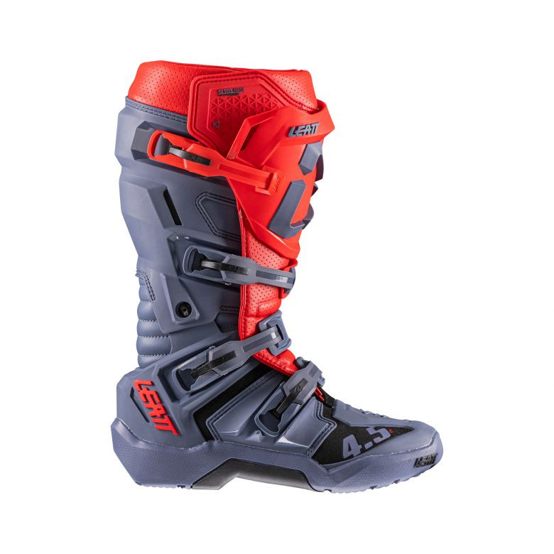 Leatt 4.5 Enduro Red V26 Boots - Motorcycle Closeouts by Rider
