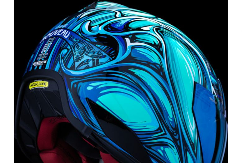 Icon Domain Nouveau Helmet - Motorcycle Closeouts by Rider