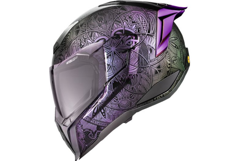 Icon Ultraflite MIPS Opal Mandala Helmet - Motorcycle Closeouts by