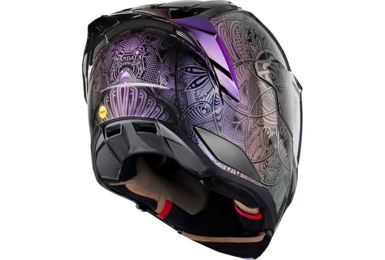 Icon Ultraflite MIPS Opal Mandala Helmet - Motorcycle Closeouts by
