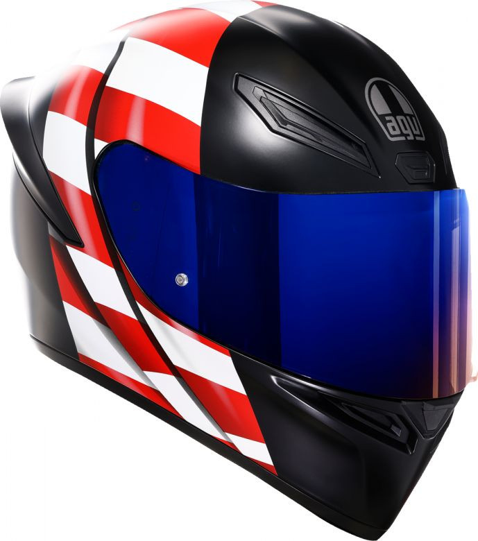 AGV K1 S US Flag Helmet - Motorcycle Closeouts by Rider Approved LLC