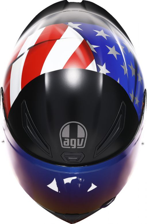 AGV K1 S US Flag Helmet - Motorcycle Closeouts by Rider Approved LLC
