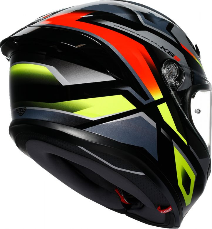 AGV K6S Erazer Helmet - Motorcycle Closeouts by Rider Approved LLC