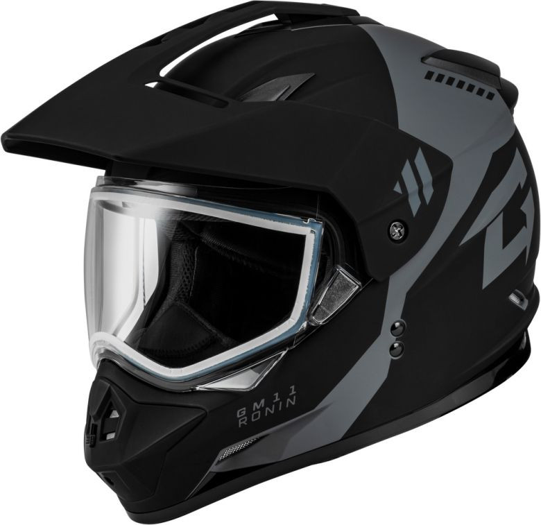 GMax GM11 Ronin Matte Black ADV Helmet - Motorcycle Closeouts by