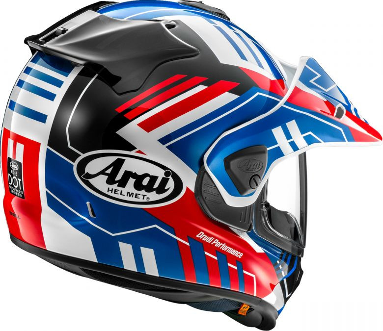 Arai XD-5 Trail Blue Helmet - Motorcycle Closeouts by Rider