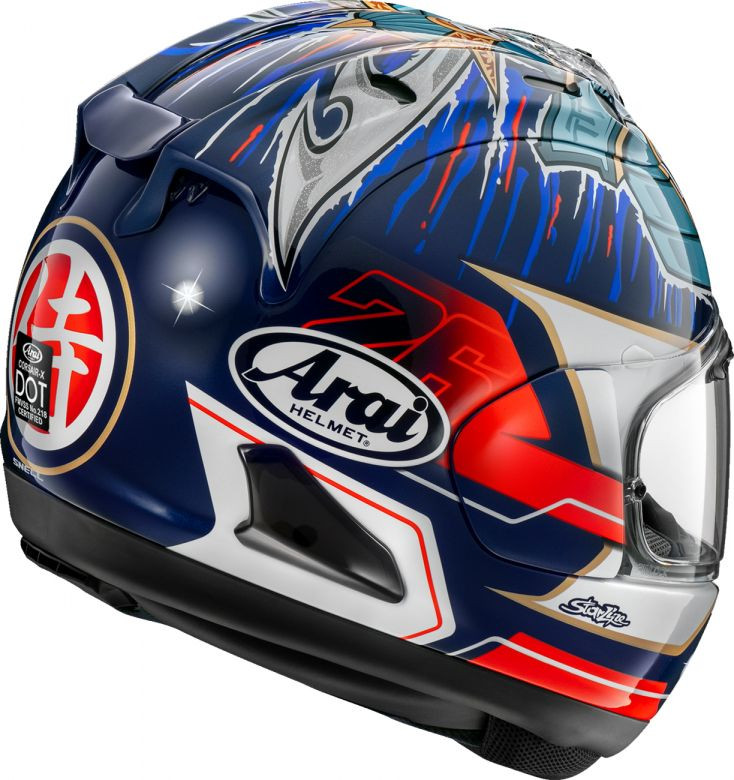 Arai Corsair-X Dani Samurai 3 Helmet - Motorcycle Closeouts by
