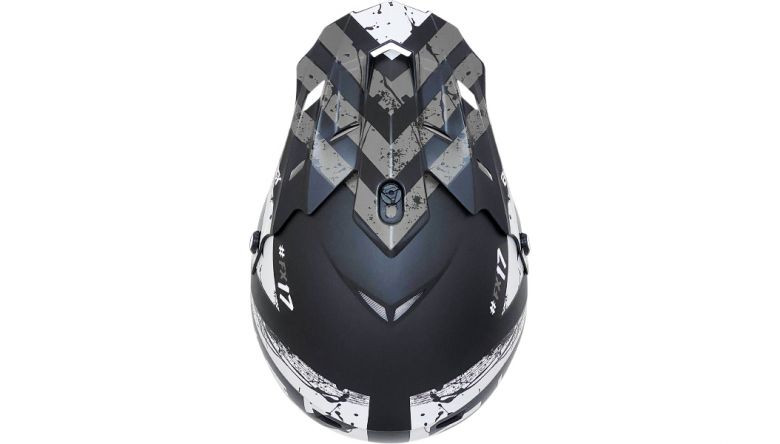 AFX FX-17 Attack Matte Silver Helmet - No Shipping to CA or NY