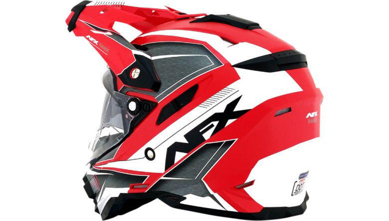 AFX FX-41DS Range Matte Red Dual Sport Helmet - No Shipping to CA
