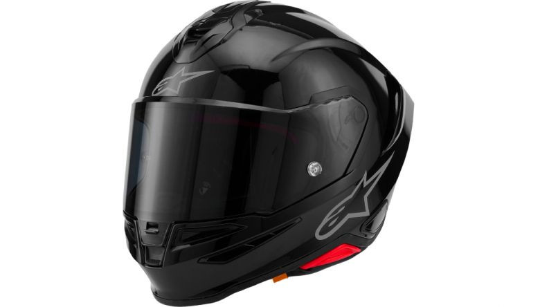Alpinestars Supertech R7 Black Helmet - Motorcycle Closeouts by
