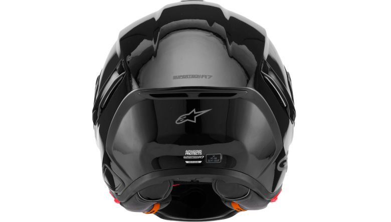 Alpinestars Supertech R7 Black Helmet - Motorcycle Closeouts by