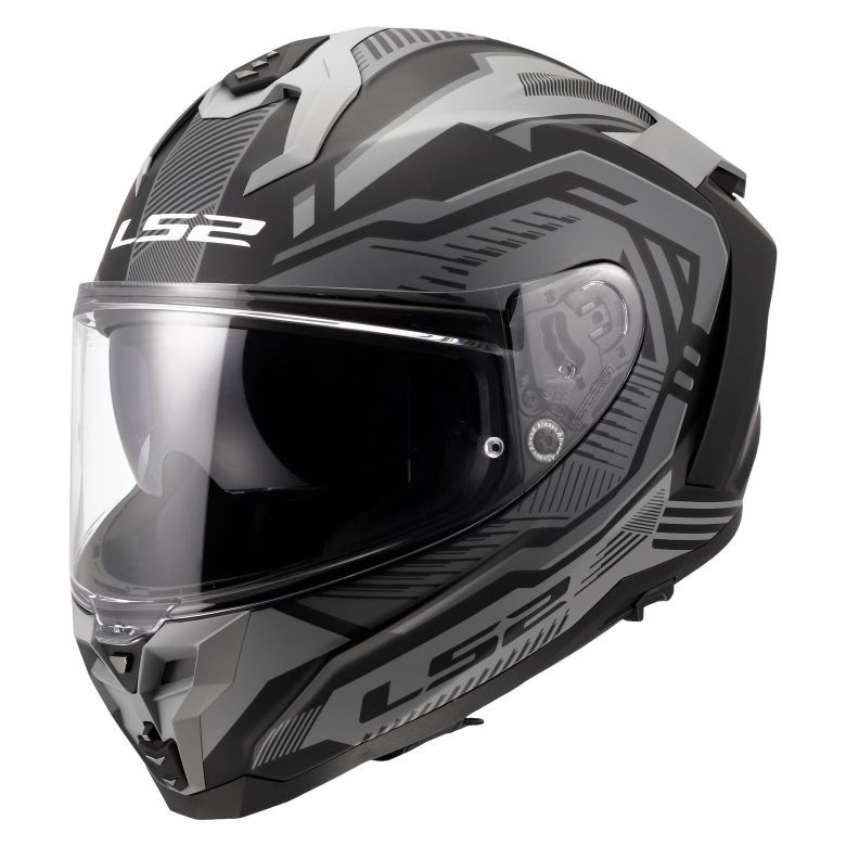 ls2 257 helmet visor Strobe II Solid Modular Motorcycle W/ SunShield Matte Black anti scratch Precision meets performance., The all-new