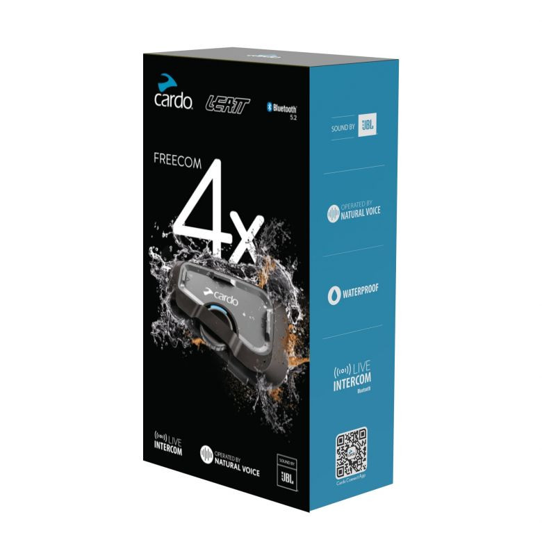 【付属品完備・消耗品新品】CARDO FREECOM 4+ JBLスピーカー Cardo Freecom 4x Duo JBL Bluetooth Communication System for Leatt