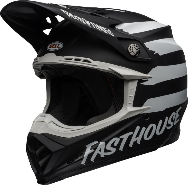 Bell MX-9 MIPS Fasthouse Helmet | Black Racing Helmet