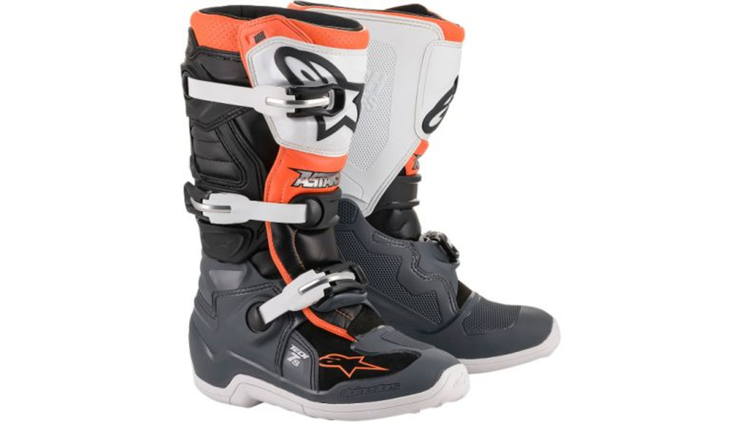 アルパインスターズ TECH7s 24センチ モトクロス　ユース 2015017_12_TECH7S_black_white.