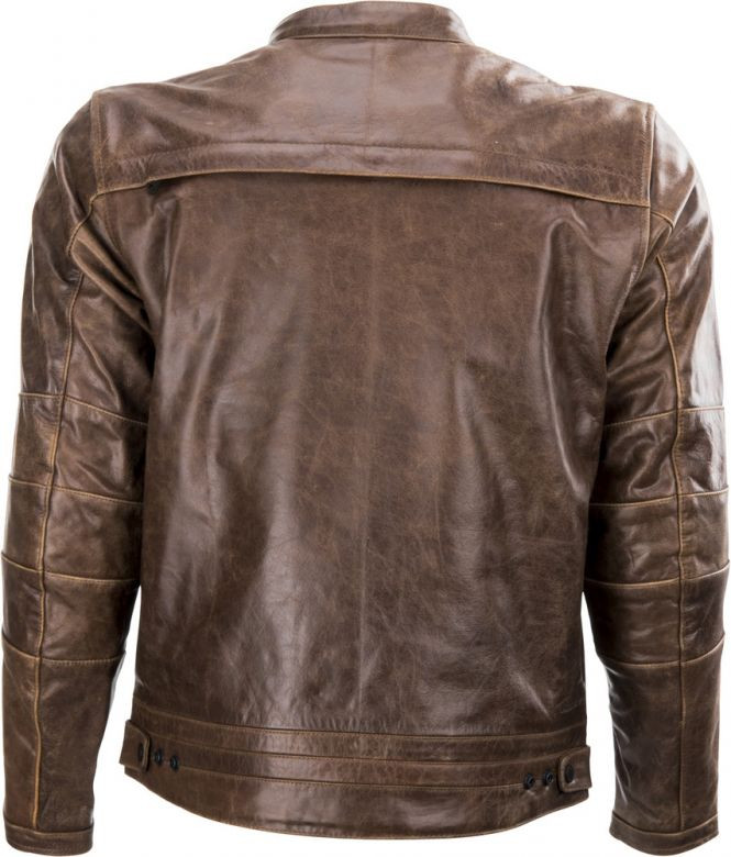 Highway 21 Primer Vintage Brown Leather Jacket - No Shipping to CA