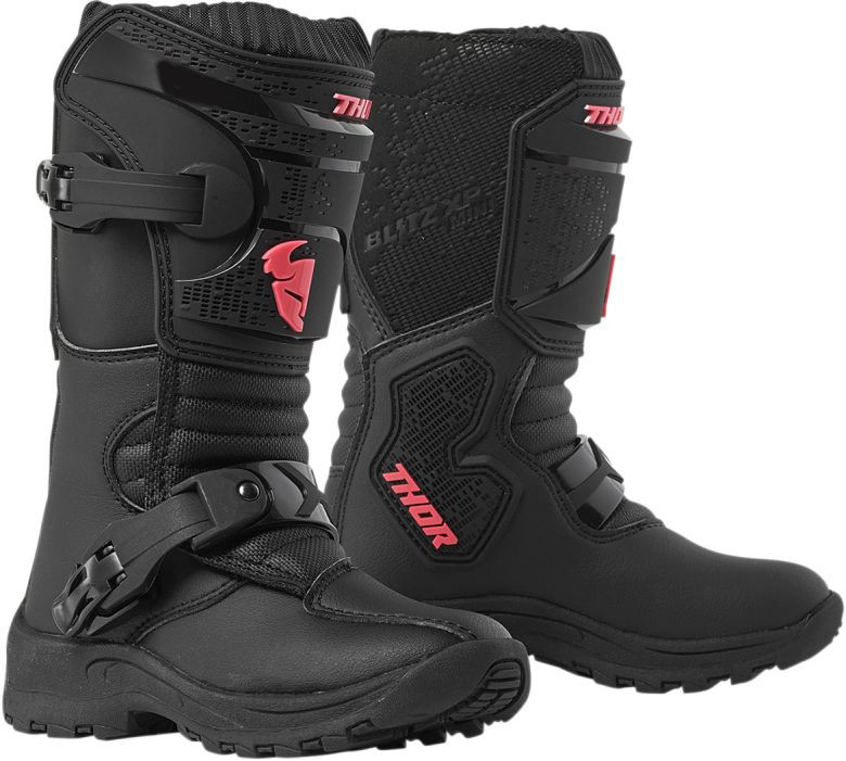 THOR BLITZ XP ブーツ ブラック NEW Thor Blitz XP Boots Black - 10