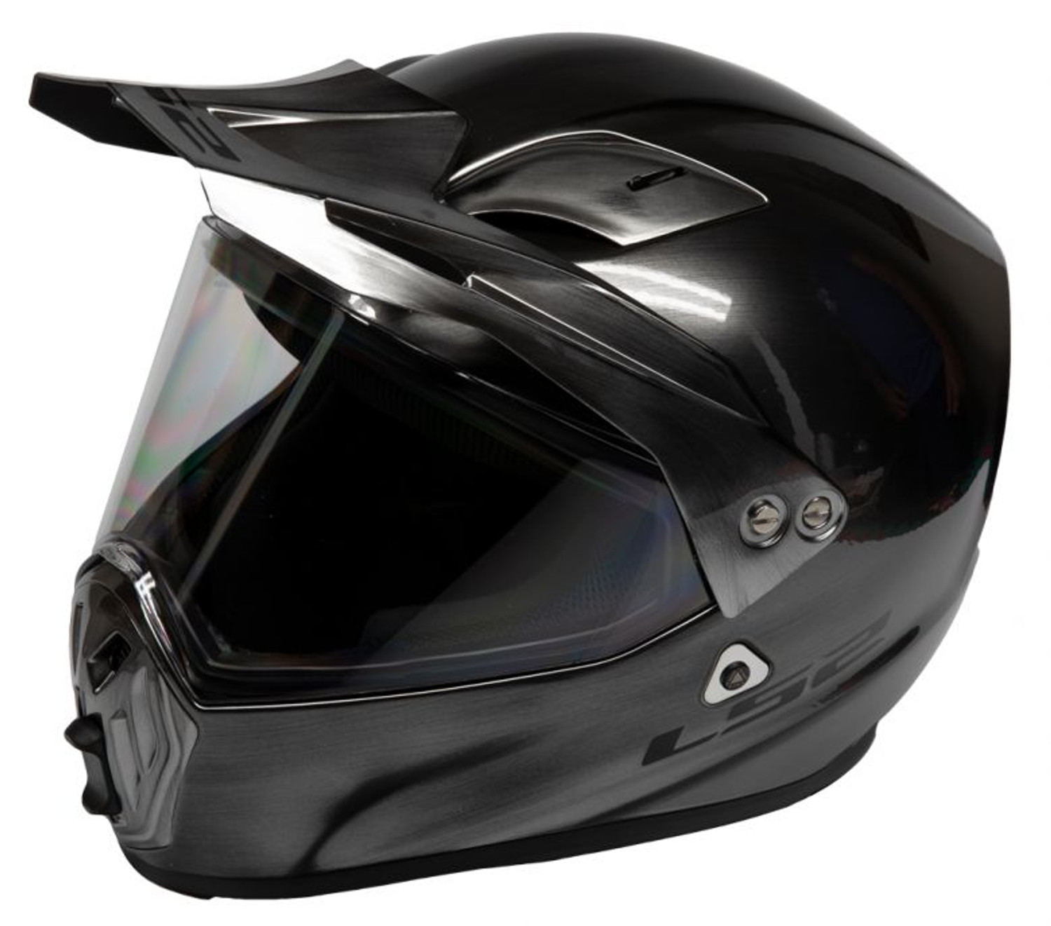LS2 Street Fighter Snell Helmet - Brushed Alloy - Motorcycle