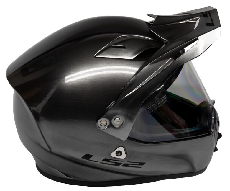 LS2 Street Fighter Snell Helmet - Brushed Alloy - Motorcycle