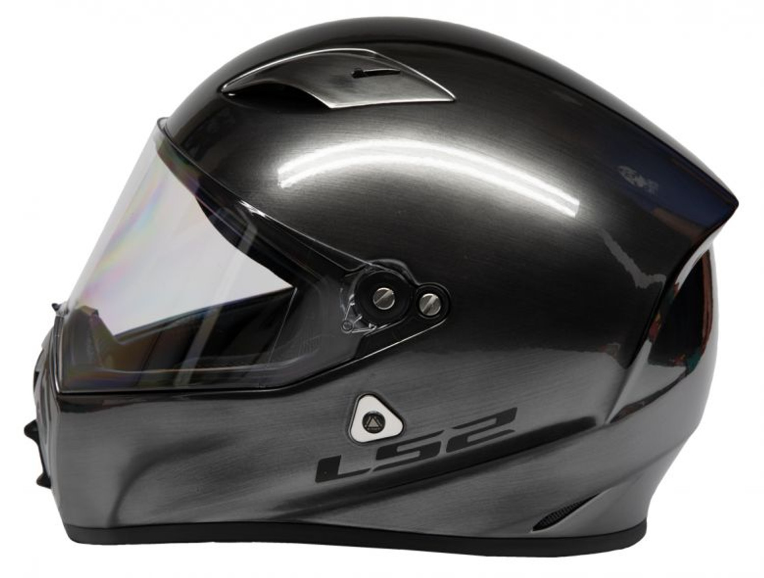 LS2 Street Fighter Snell Helmet - Brushed Alloy - Motorcycle