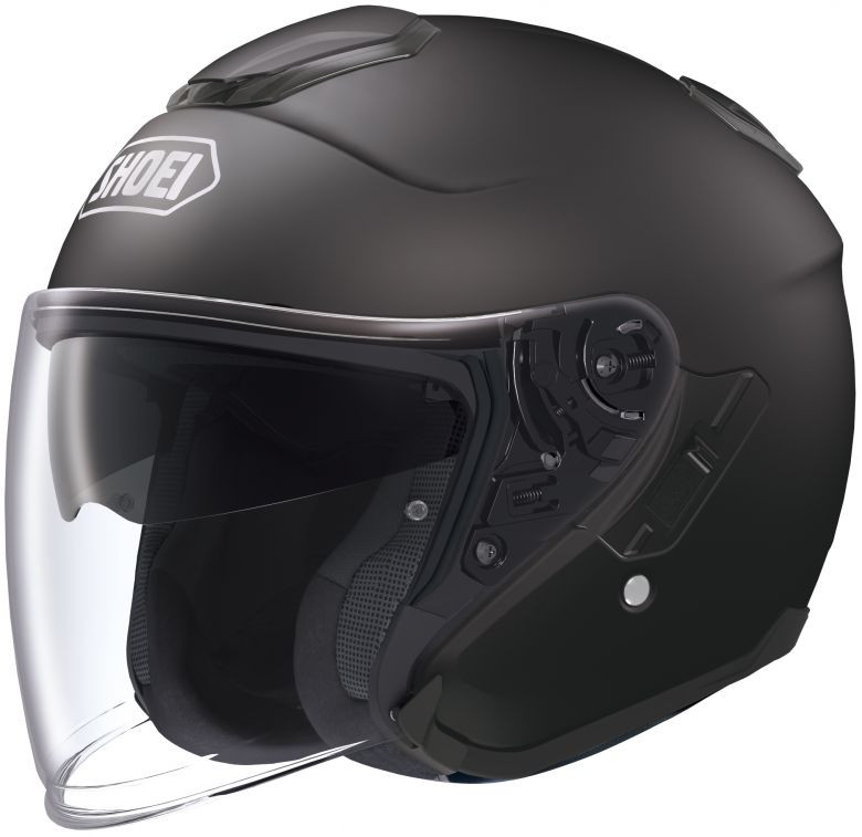 Shoei J-Cruise Open Face Helmet Matte Black Motorcycle