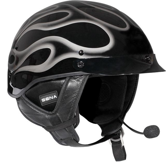 Bluetooth Intercom System Sena Half Helmet Bluetooth Headset
