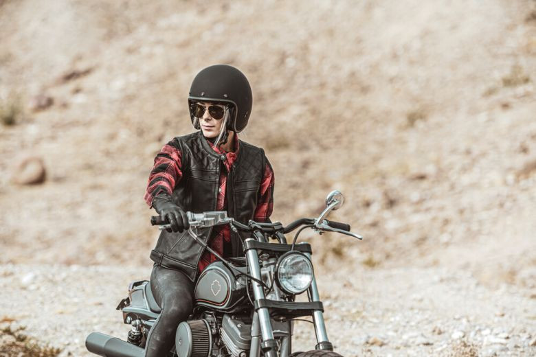 Highway 21 Women's Ava Leather Vest - Protective Biker Vest For Motorcycle Riding
