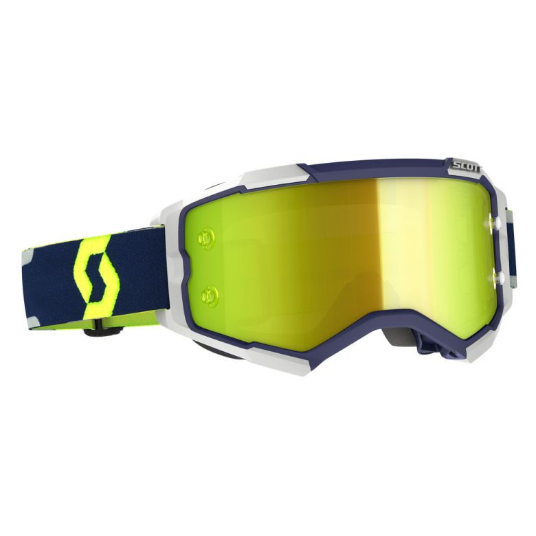 Scott Fury Goggles - Chrome - Motorcycle Closeouts by Rider