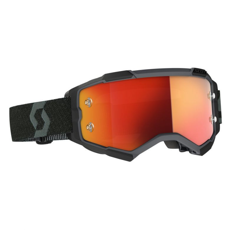 SCOTT FURY スコットフューリー　オレンジミラーレンズ Scott Fury Goggles - Chrome - Motorcycle Closeouts by Rider