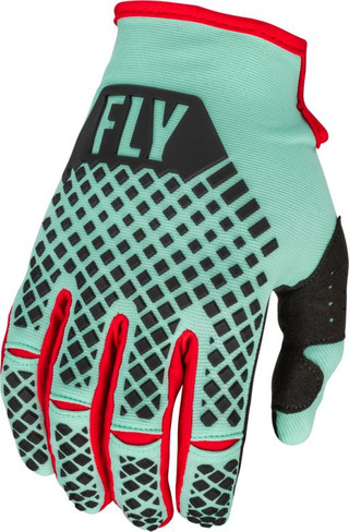 Fly Racing Kinetic SE Rave Diamond Plate Gloves