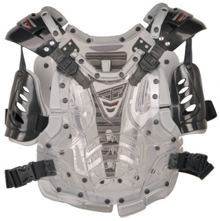 Fly Racing Convertible II Junior Roost Deflector - Silver