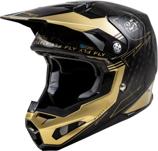 Fly Racing Formula S Carbon Legacy Gold Helmet