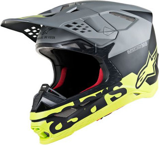 Alpinestars Supertech SM8 Radium Helmet - Yellow Fluorescent