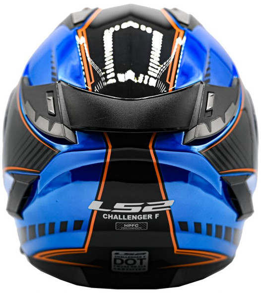 Blue Krome Back Detail