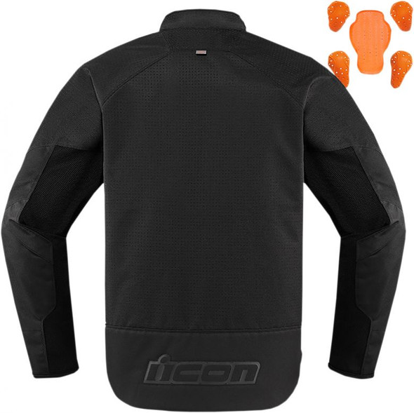 Icon Hooligan Perforated Jacket - Motorcycle Closeouts by Rider Approved LLC