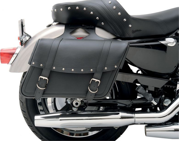 Saddlemen Highwayman Rivet Slant-style Saddlebags - Medium