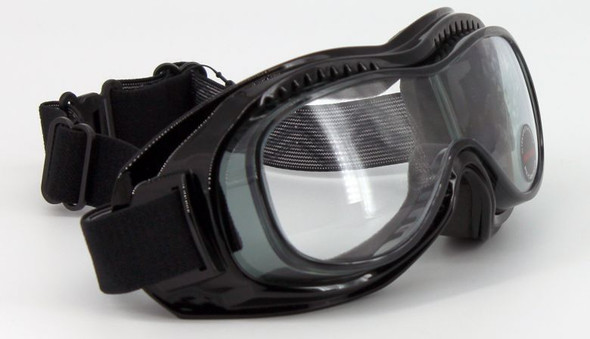 Black With Clear Lens