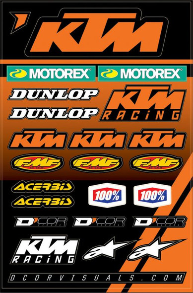 DCor KTM 2 Sticker Sheet