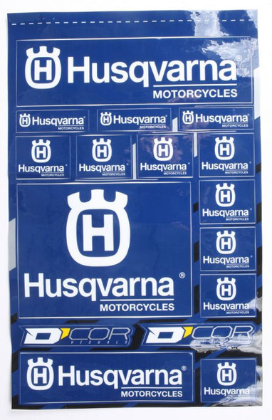 DCor Husqvarna Sticker Sheet