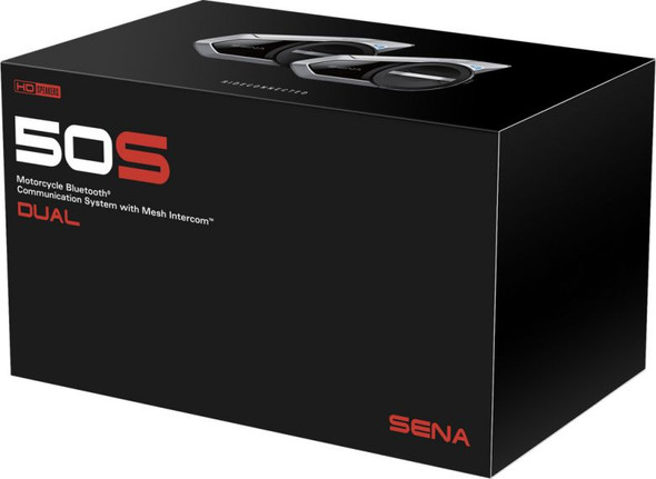 Sena 50S HD Bluetooth Comm System - Single Pack - Motorcycle