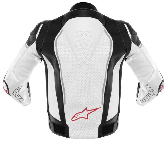 White/Black/Red Back