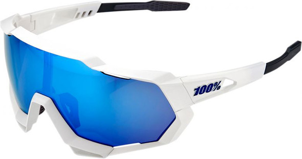 White With Blue Mirror Lens