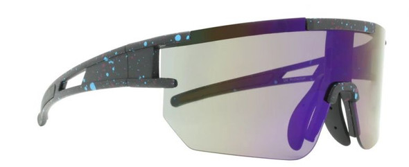 Black/Blue With Blue Mirror Lens