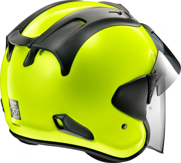 Arai Quantum-X Fluorescent Yellow Helmet - Motorcycle Closeouts by