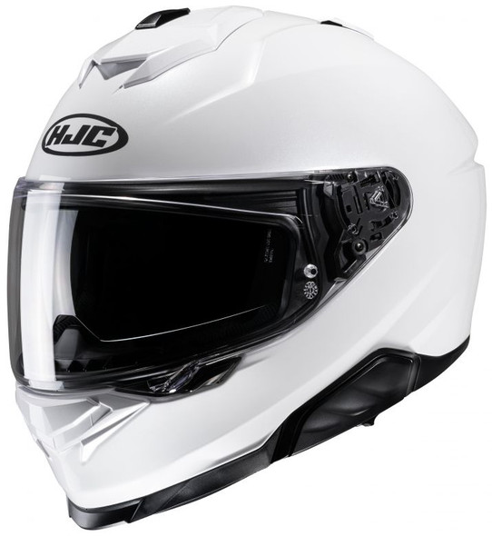 Full Face Helmet Double Visor Motorcycle HJC C70 CANEX MC1 White Black Red P37186