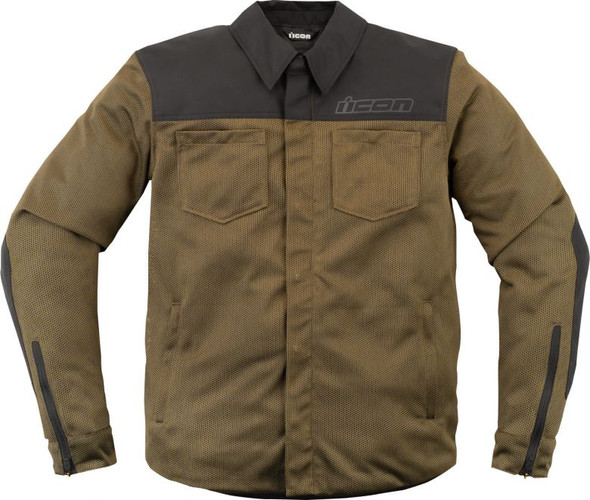 Icon Mesh AF Leather Jacket - Motorcycle Closeouts by Rider