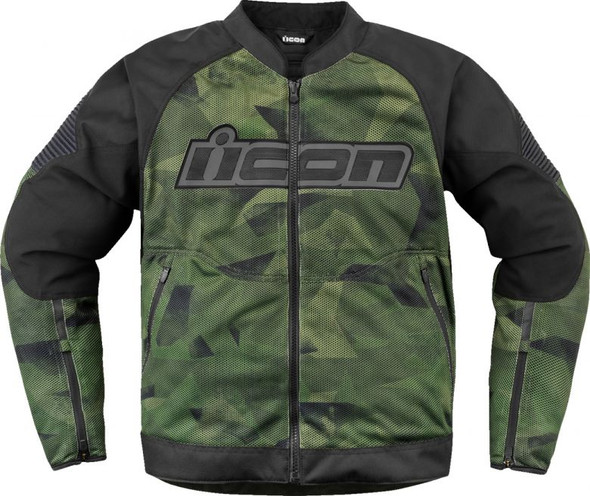 Icon Mesh AF Leather Jacket - Motorcycle Closeouts by Rider