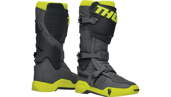 Thor Radial 2025 Black Boots - Motorcycle Closeouts by Rider