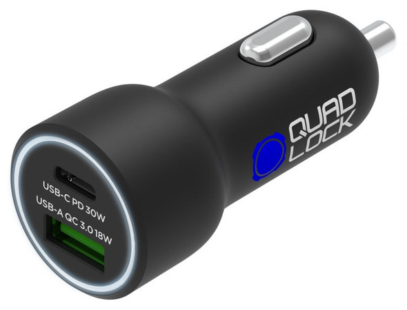 アクセサリー QUAD LOCK WEATHERPROOF WIRELESS CHARGER Quad Lock Weatherproof Wireless USB Charger – Moto Liberty