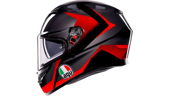 Matte Black/Grey/Red